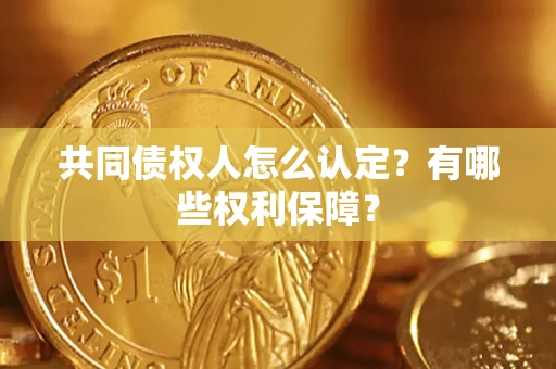 北京共同债权人怎么认定？有哪些权利保障？