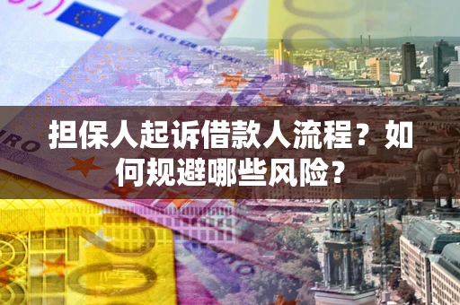 北京担保人起诉借款人流程？如何规避哪些风险？